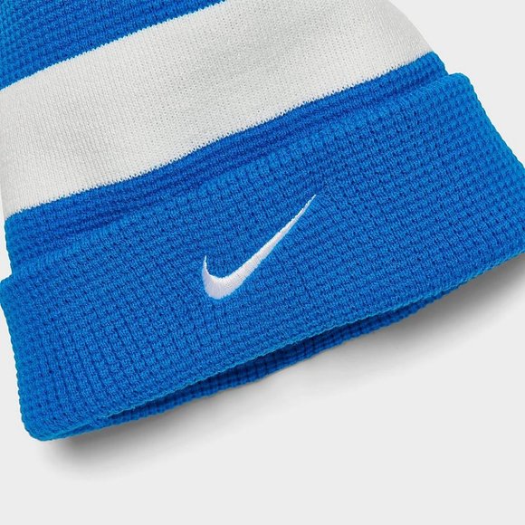 Nike Sportwear NSW Cuffed Futura Pom Beanie DH2412-400 Blue OSFM - Picture 2 of 6